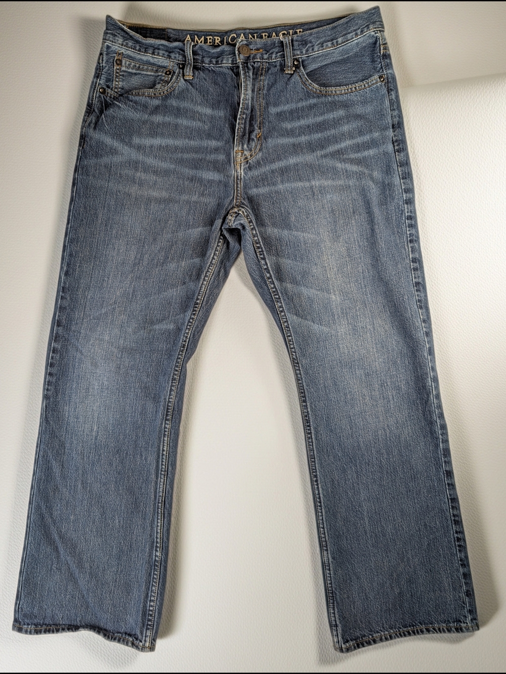 American‎ Eagle Outfitters Jeans Men's 34X30 Blue Medium Wash Denim Bootcut 2012